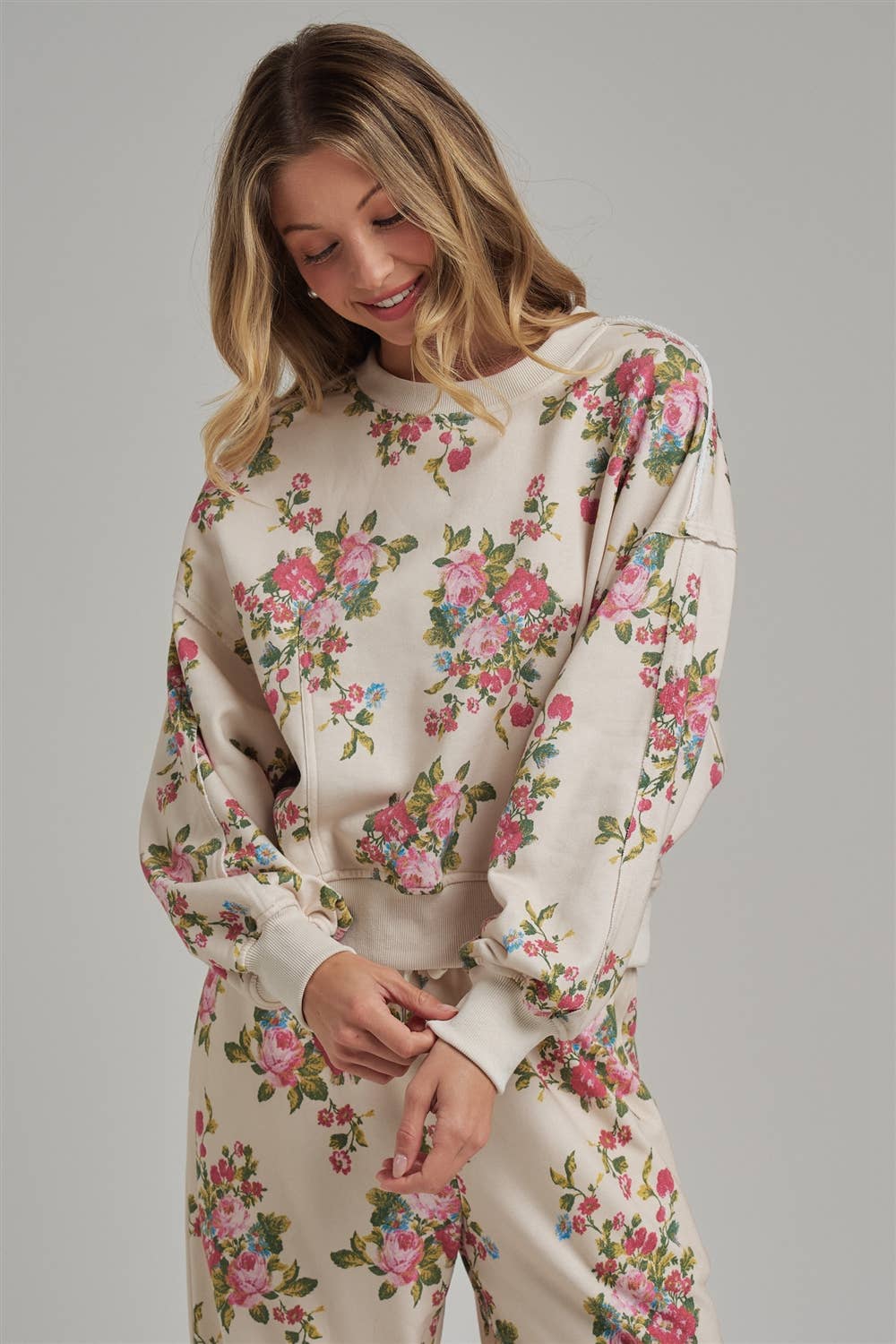 Charlie’s Floral 2 Piece Sweat Set