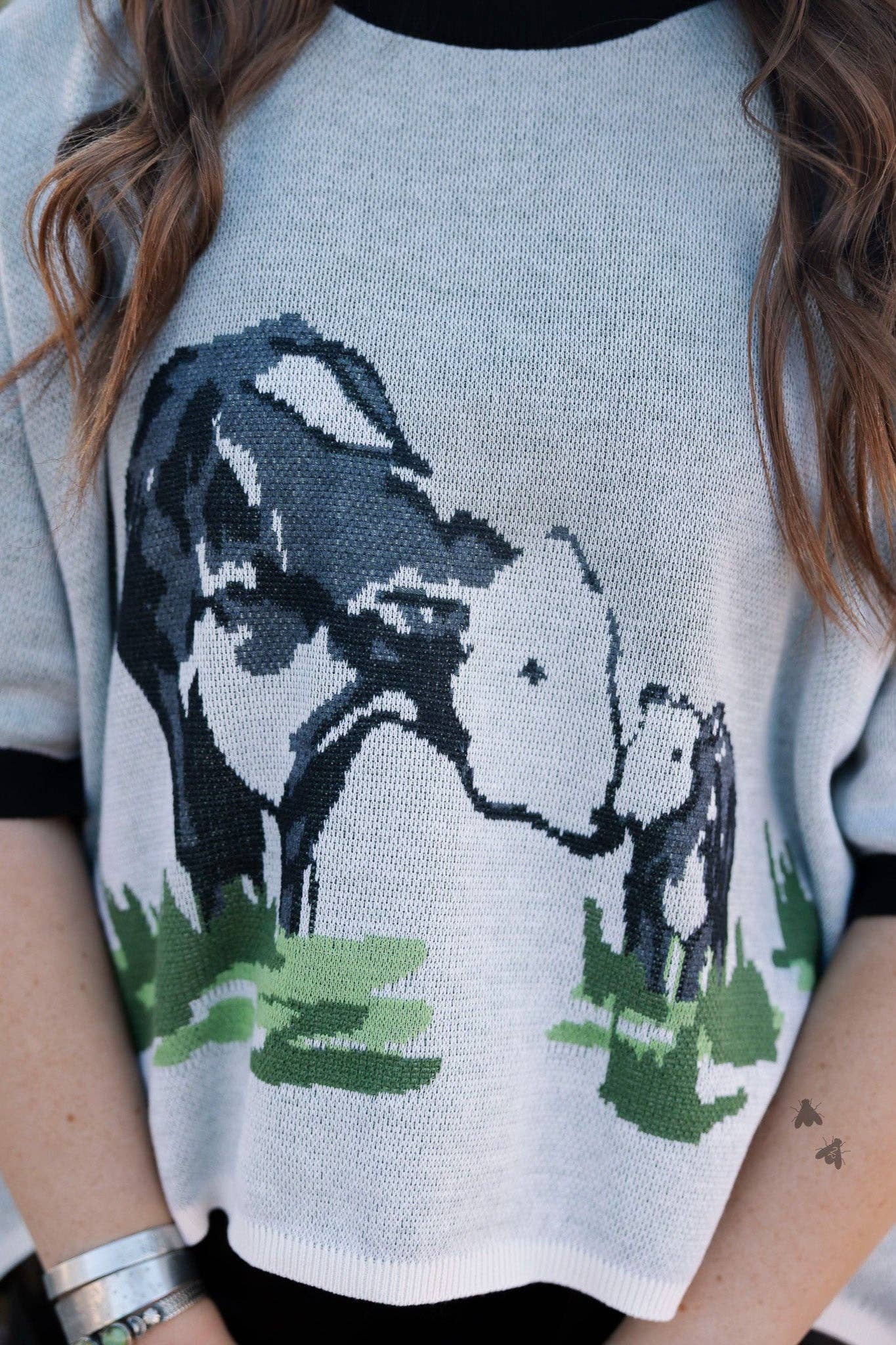 On the Farm Oversize Knit Top