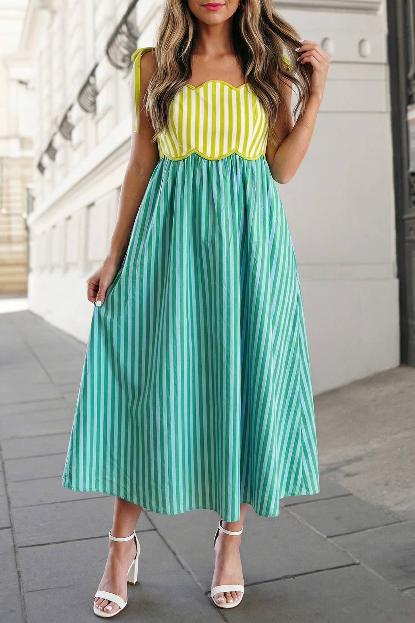 Crazy for Stripes Maxi Dress