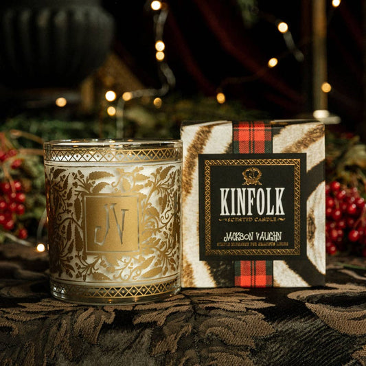 Jackson-Vaughn Holiday Collection Candle- Kinfolk