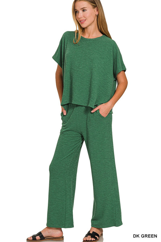Back to Class Two Piece Cotton Slub Set