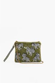 Wild Zebras Wristlet