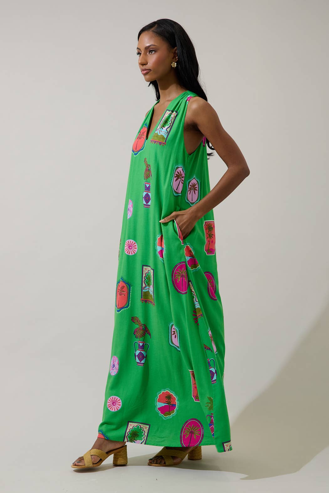 Dreaming of a Vacay Halter Dress
