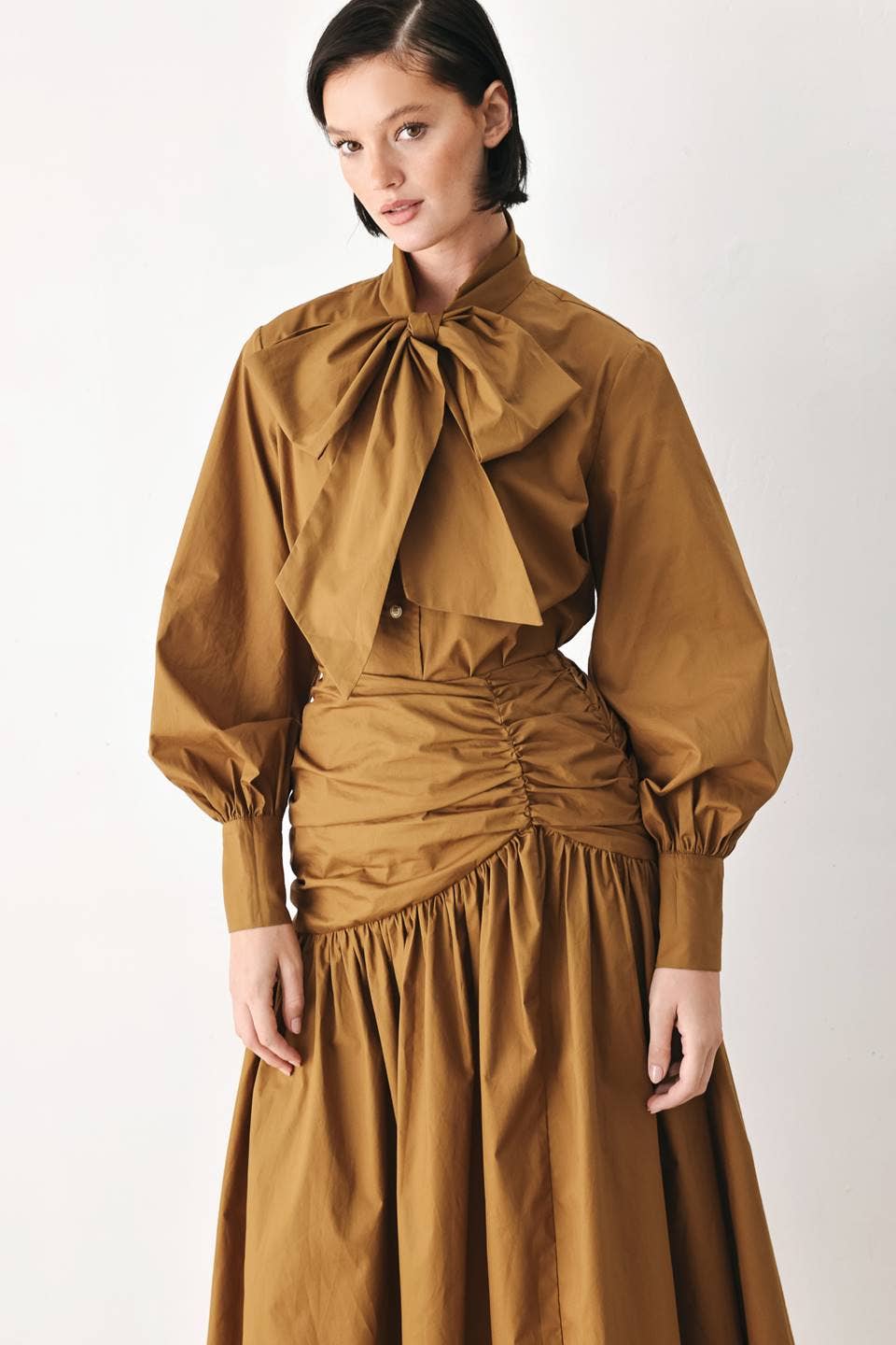 Caramel Latte Midi Skirt