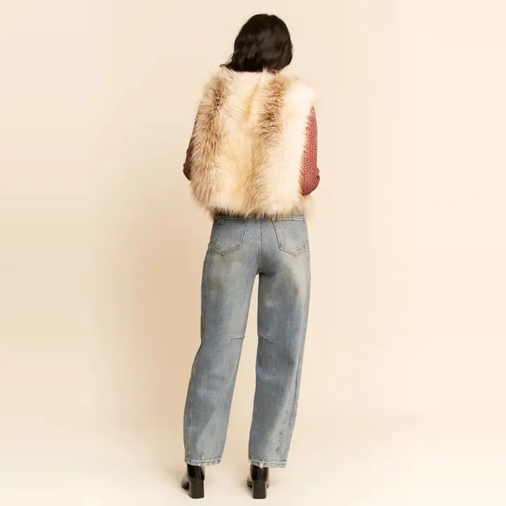 Shaggy Faux Fur Vest