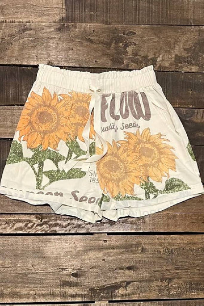 Local Fair Sunflower Flour Sack Shorts