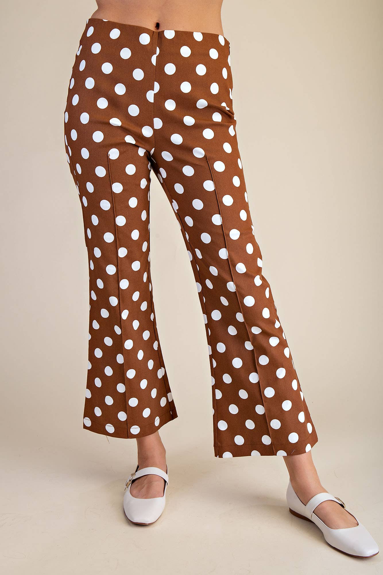 Hot for Dots Flare Crop Pant