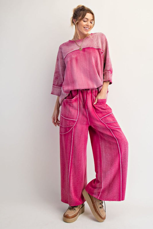Acid Washed Raspberry Set