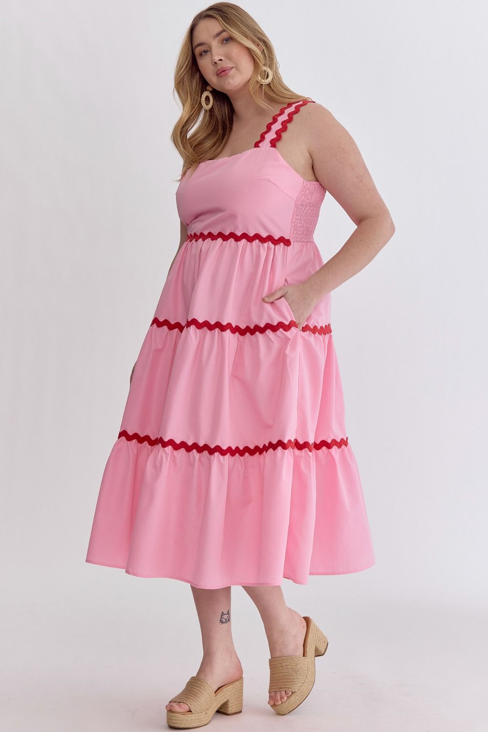 Ring Around the Roses Rick-Rack Dress