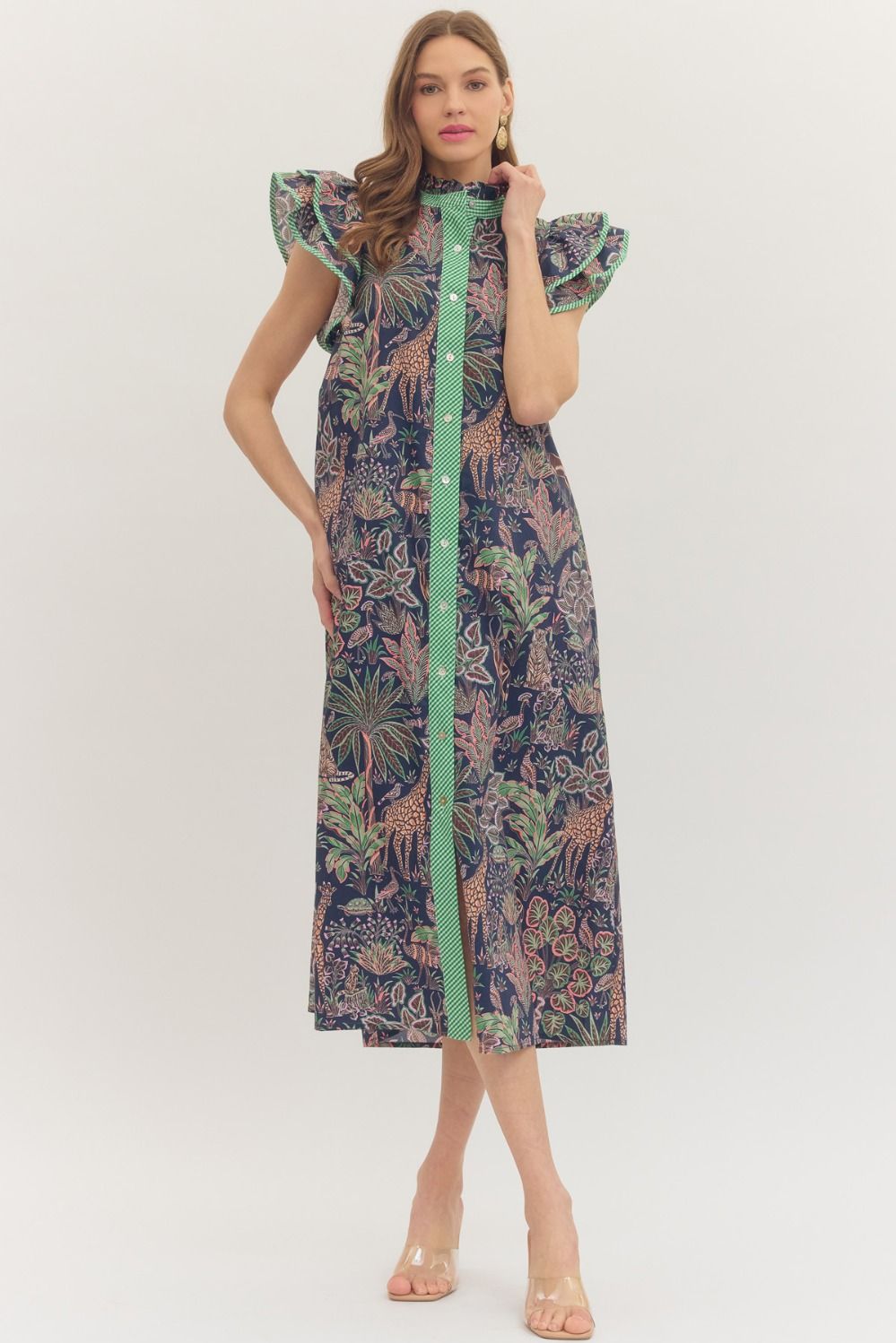 Life in the Wild Midi Dress