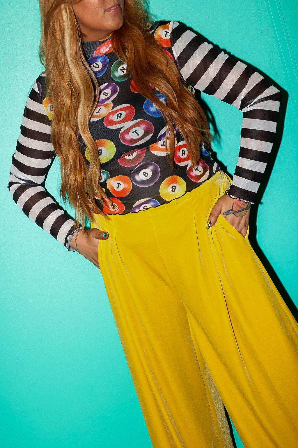 Golden Hour Wide-Leg Trousers