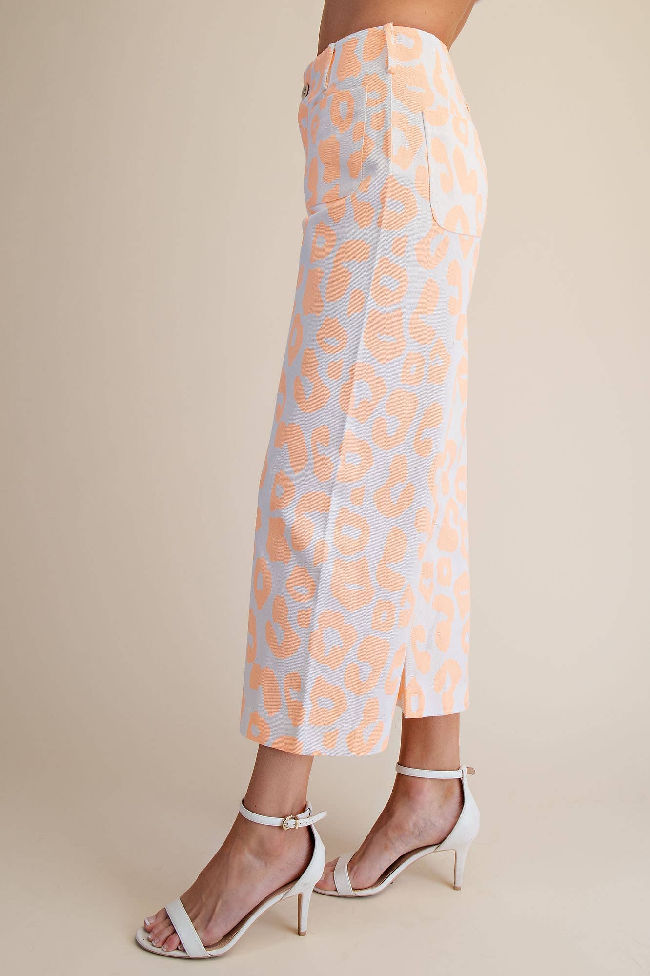 Colette Neon Green Leopard Pant
