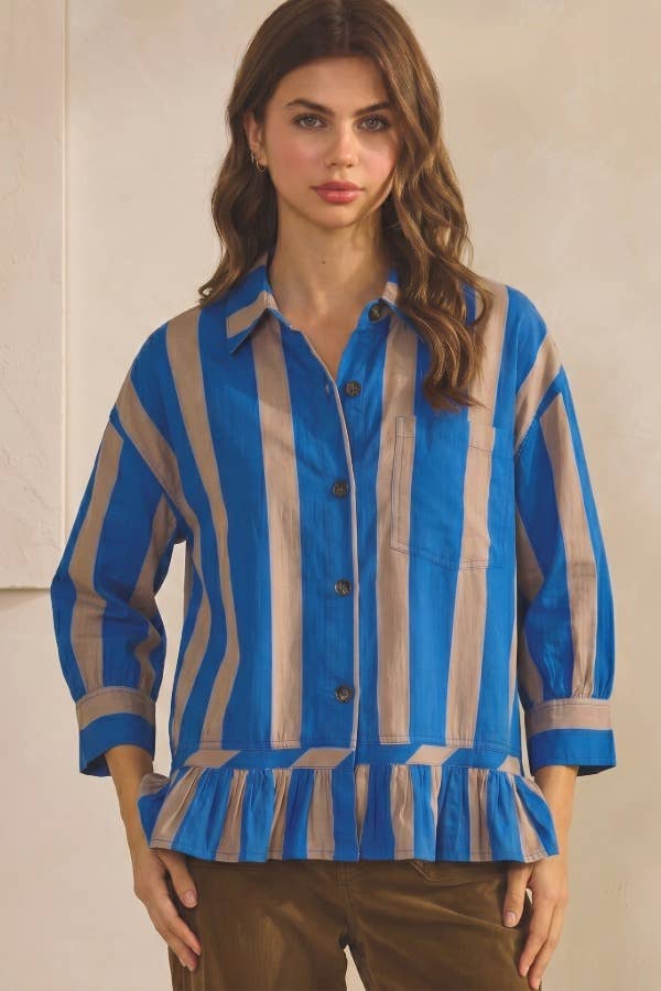 All About the Stripes Blouse