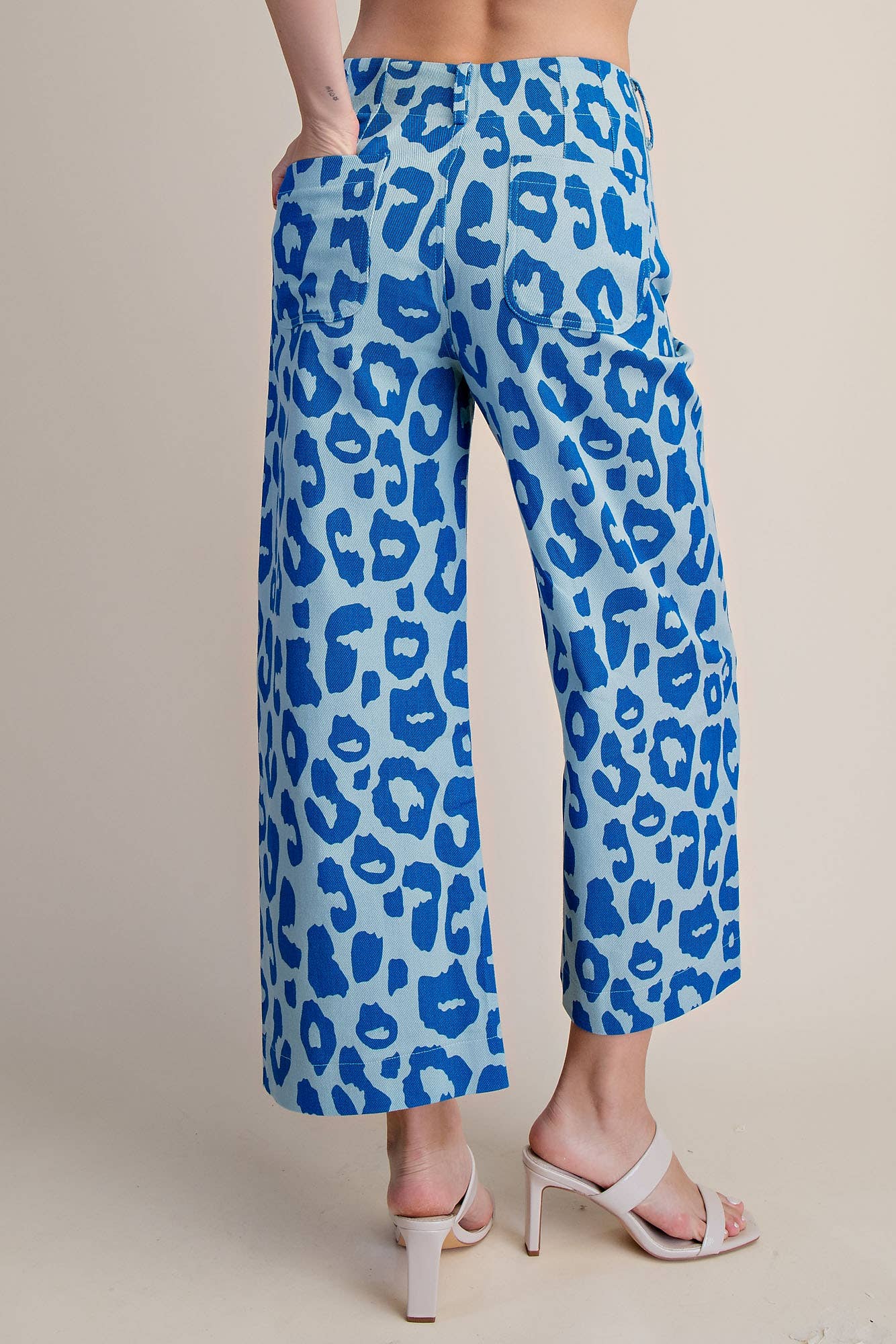 Colette Neon Green Leopard Pant