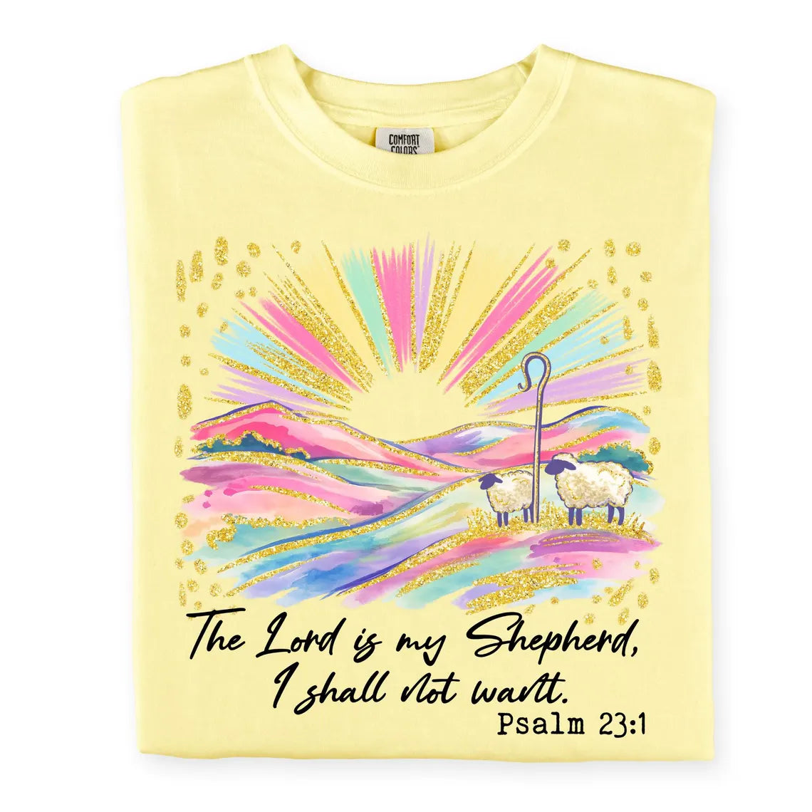 The Lord is my Shepherd Comfort Color Tee