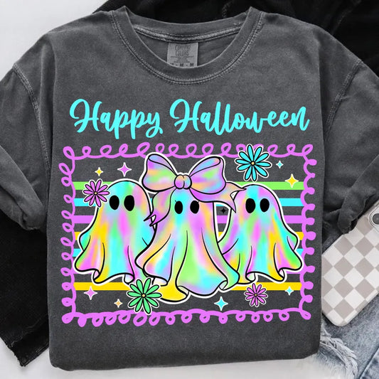 Happy Halloween Comfort Color Front Print