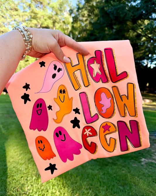 Halloween Comfort Color Front Print Tee
