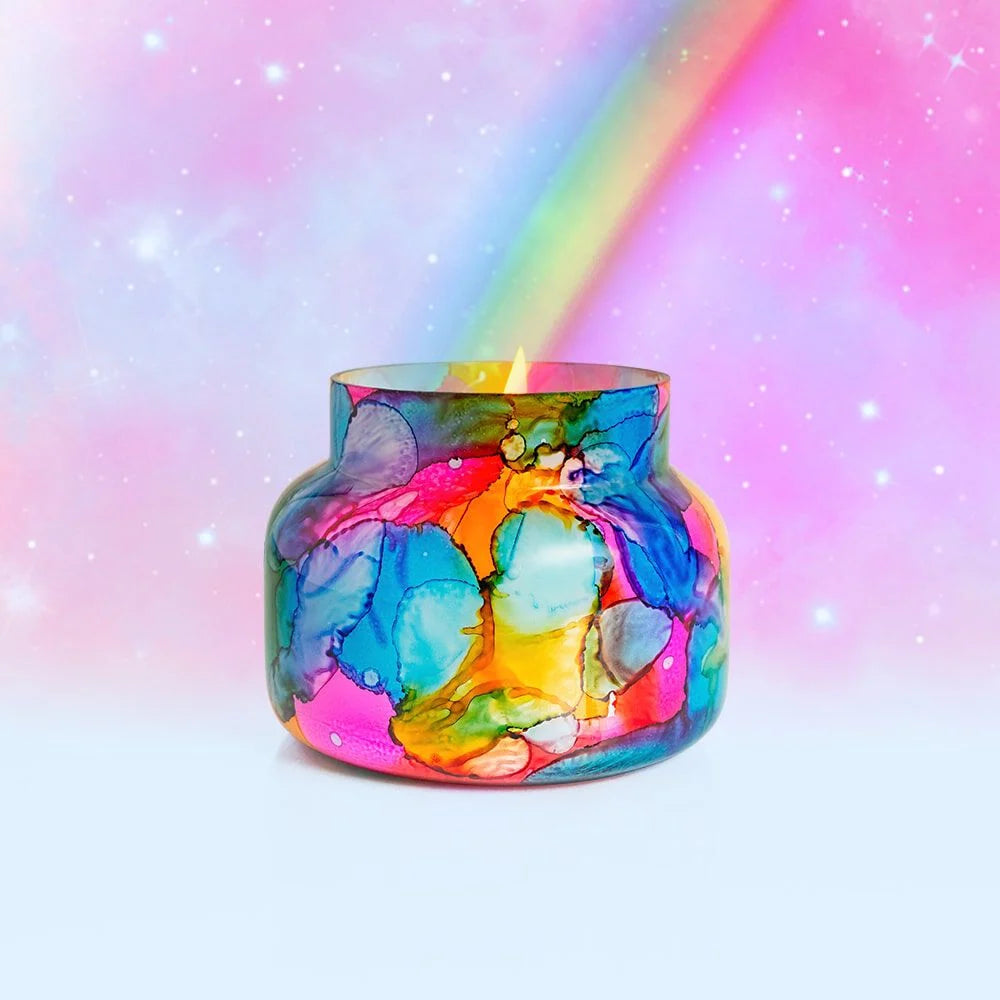 Volcano Rainbow Watercolor Signature Jar, 19 oz