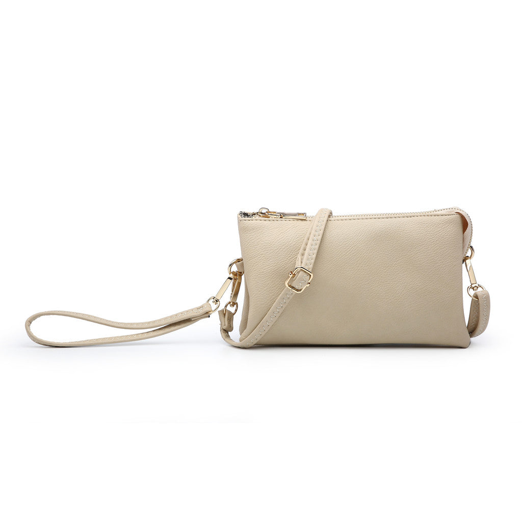 Riley 3 Compartment Crossbody/Wristlet